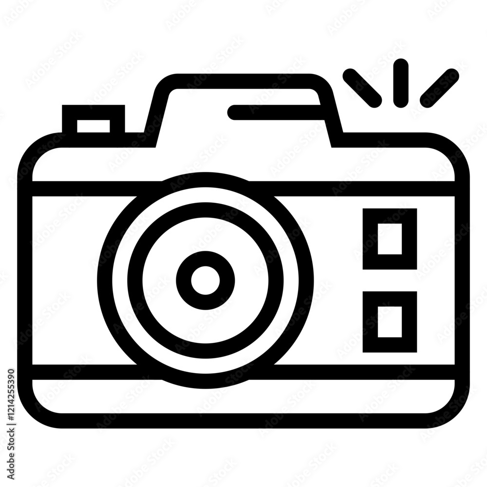 Cruise camera Vector Design Icon Style Cruise camera Vector Design Icon Style