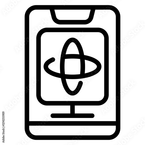 VR app Vector Design Icon Style