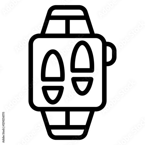 Step counter Vector Design Icon Style
