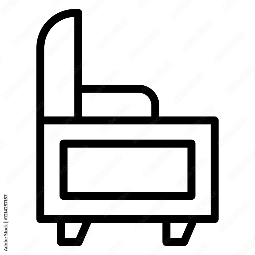 Relaxation chair Vector Design Icon Style Relaxation chair Vector Design Icon Style