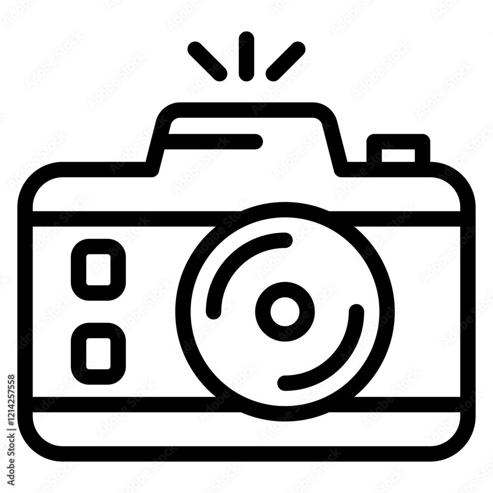 Camera Vector Design Icon Style Camera Vector Design Icon Style