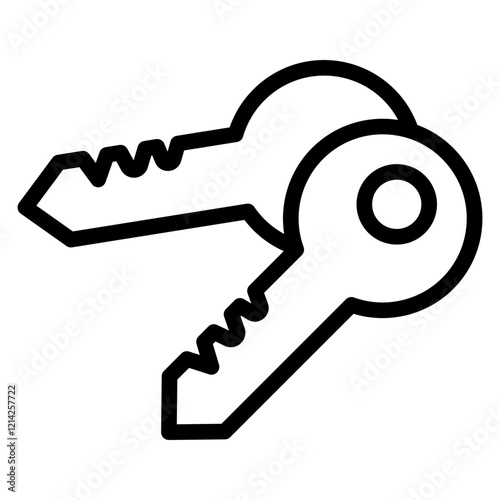 Key Vector Design Icon Style