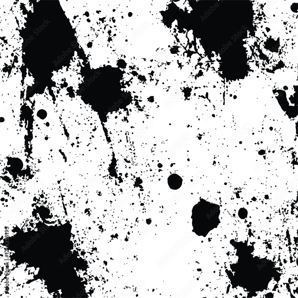 Fototapeta premium Black and White Abstract Grunge Texture background Vector