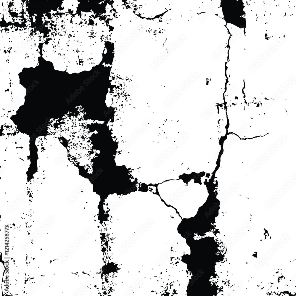 Obraz premium Black and White Abstract Grunge Texture background Vector