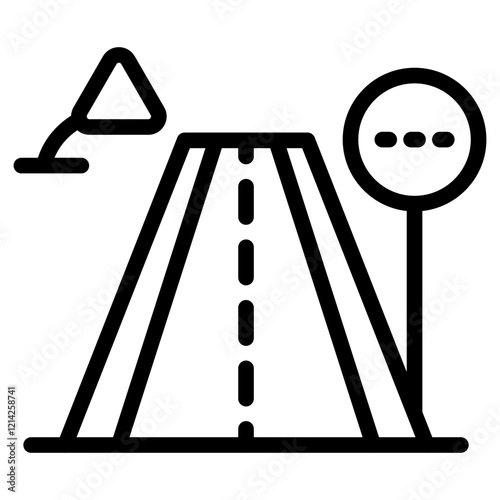 Road Vector Design Icon Style