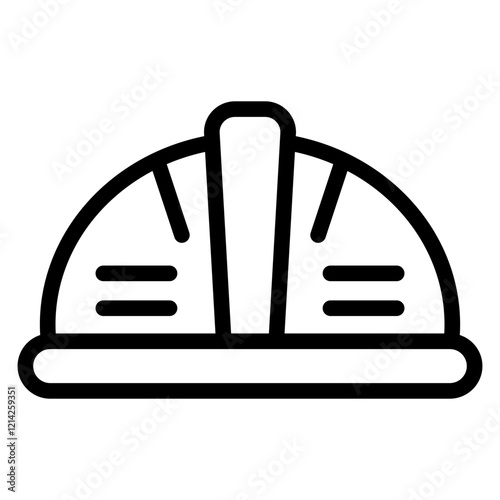 Safety Helmet Vector Design Icon Style