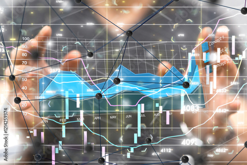 stock market graph business...