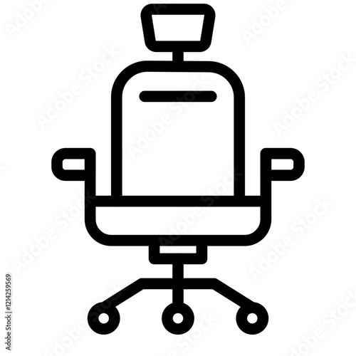 Executive Chair Vector Design Icon Style