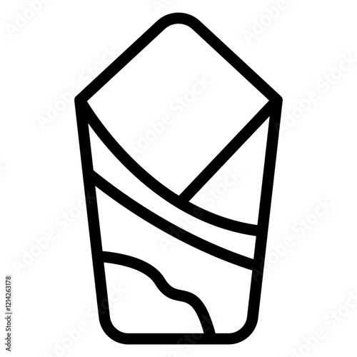 Baby Blanket Vector Design Icon Style