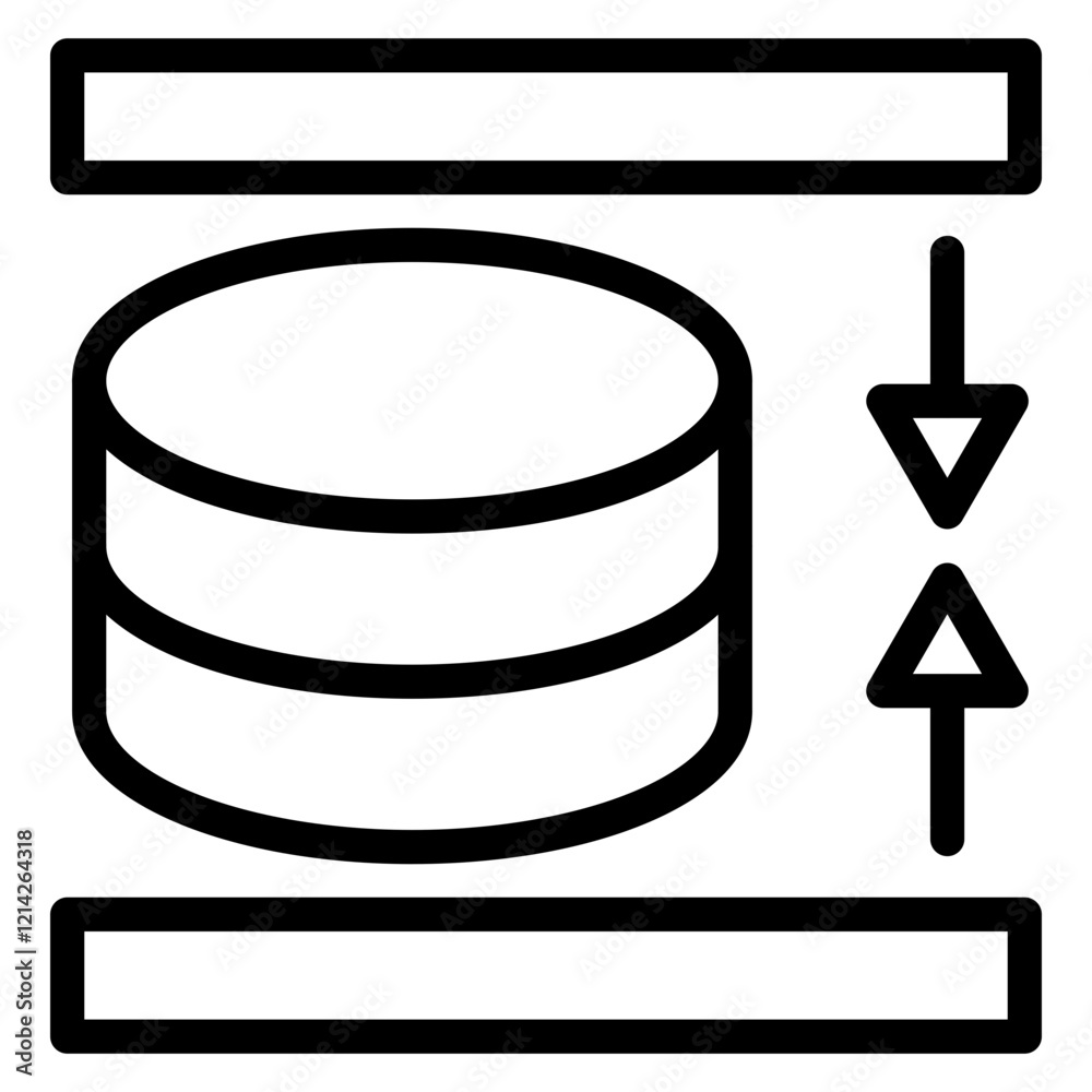 Data Compression Vector Design Icon Style Data Compression Vector Design Icon Style