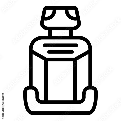 Driver Seat Vector Design Icon Style
