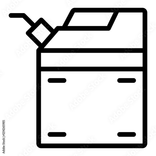 Fuel Can Vector Design Icon Style