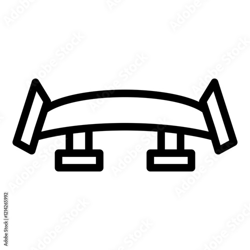 Racing Wing Vector Design Icon Style