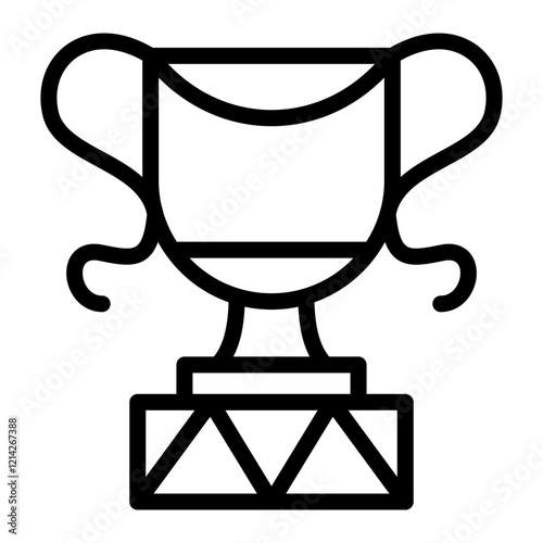 Trophy Vector Design Icon Style