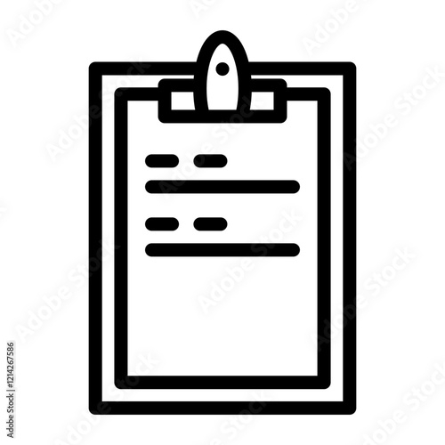 Clipboard Vector Design Icon Style