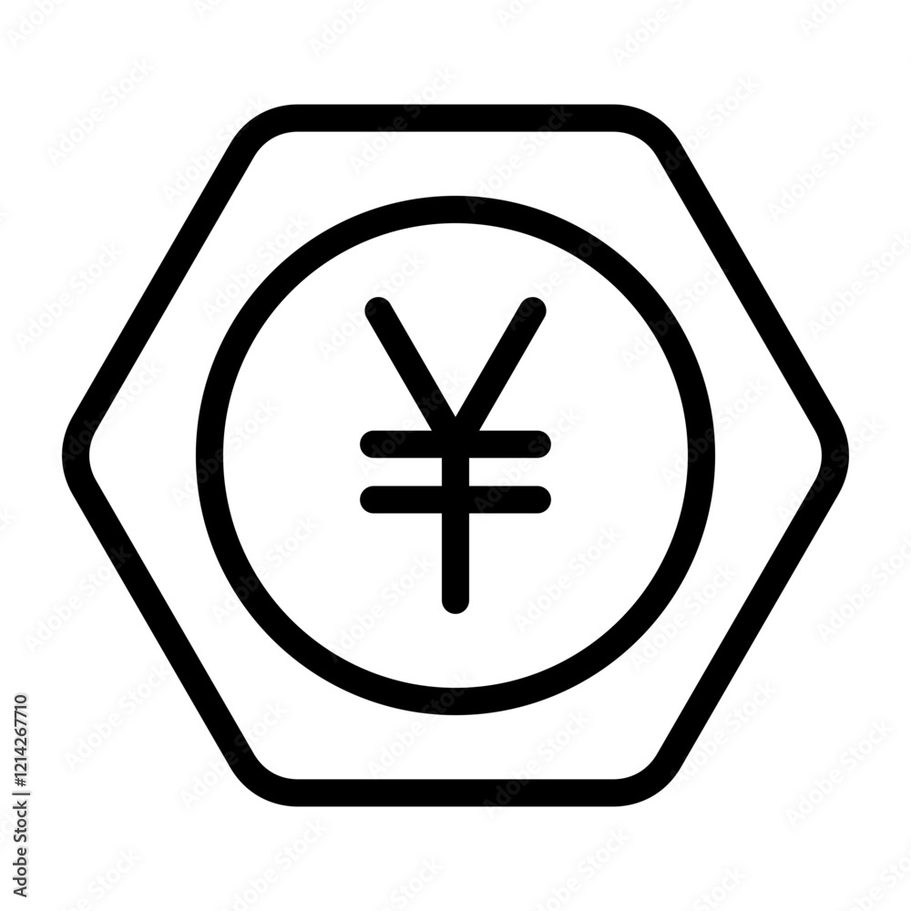 Yen Vector Design Icon Style Yen Vector Design Icon Style