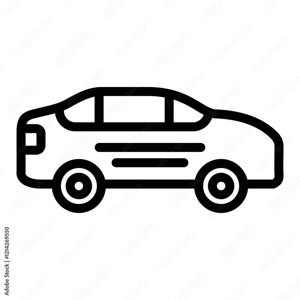 Vehicle Vector Design Icon Style