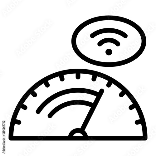 Acceleration Vector Design Icon Style