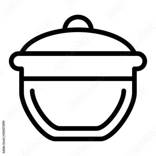 Pot Vector Design Icon Style