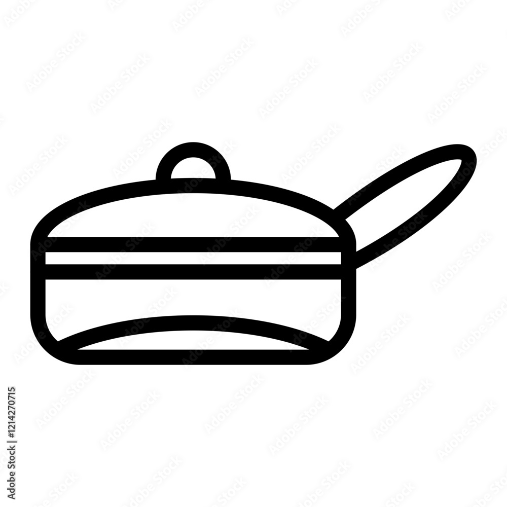 Roasting Pan Vector Design Icon Style Roasting Pan Vector Design Icon Style