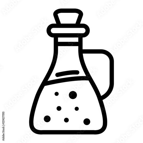 Vinegar Bottle Vector Design Icon Style