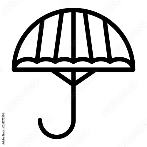 Umbrella Vector Design Icon Style