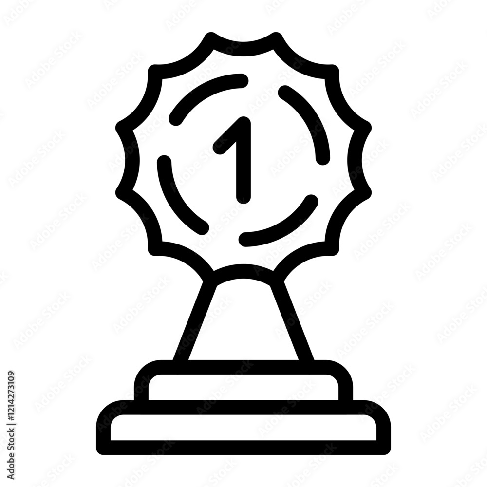 Award Vector Design Icon Style Award Vector Design Icon Style
