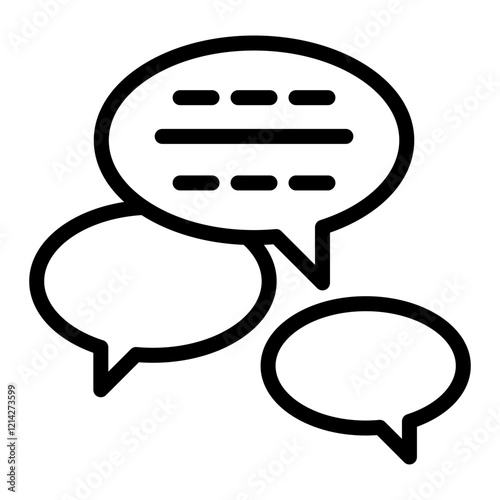 Speech Bubble Vector Design Icon Style