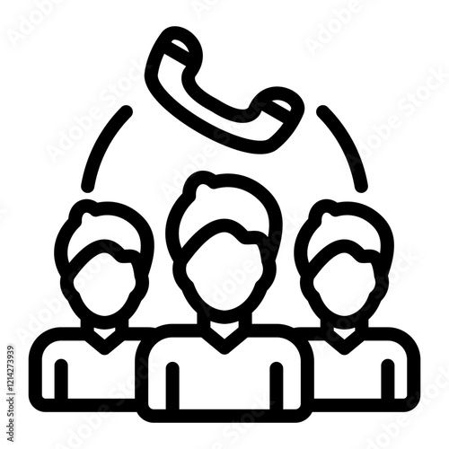 Conference Vector Design Icon Style