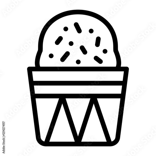 Ice Cream Vector Design Icon Style
