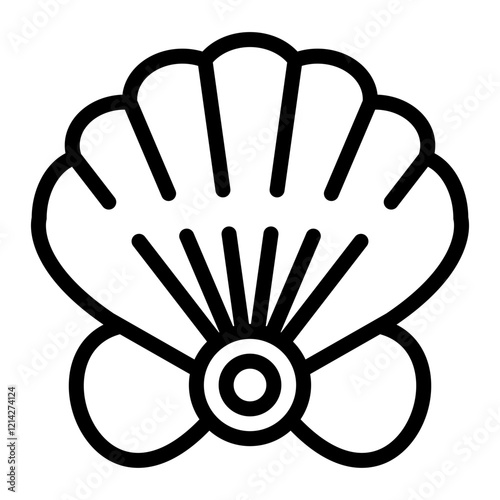 Seashell Vector Design Icon Style