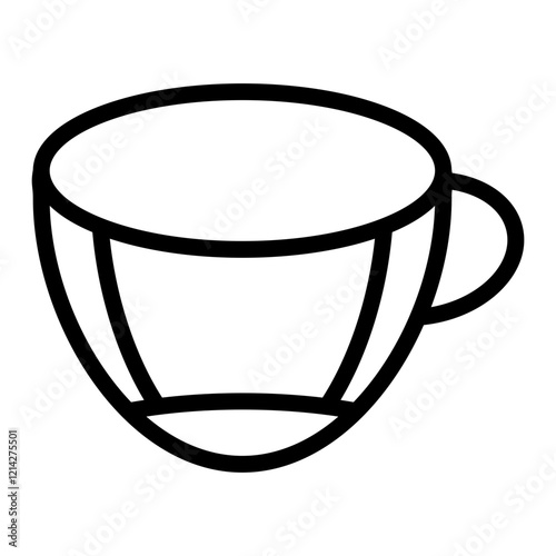 Tea cup Vector Design Icon Style