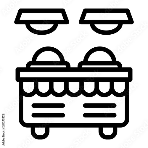 Buffet Vector Design Icon Style