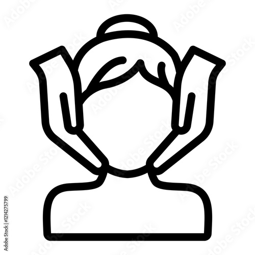 Massage Vector Design Icon Style
