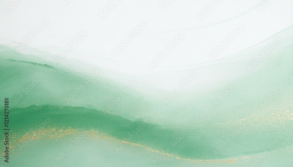 Obraz premium 優雅で抽象的な壁紙（緑）
