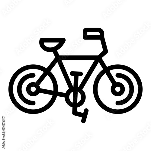 Bicycle Vector Design Icon Style