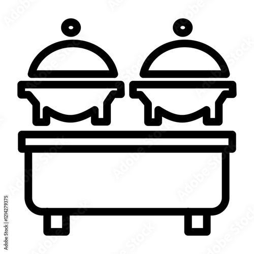 Buffet Vector Design Icon Style
