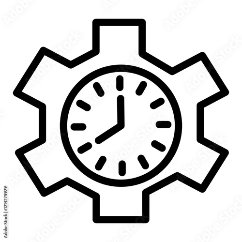 Time clock Vector Design Icon Style