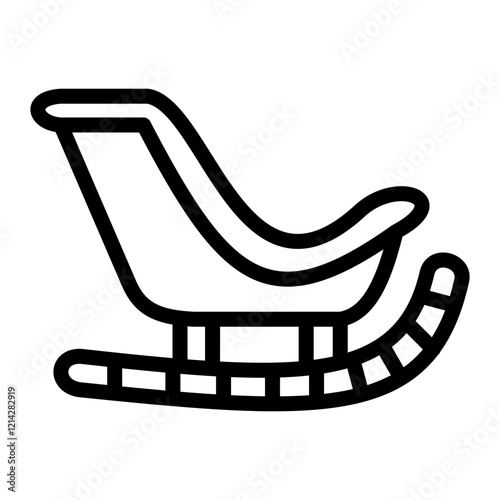 Sled Vector Design Icon Style