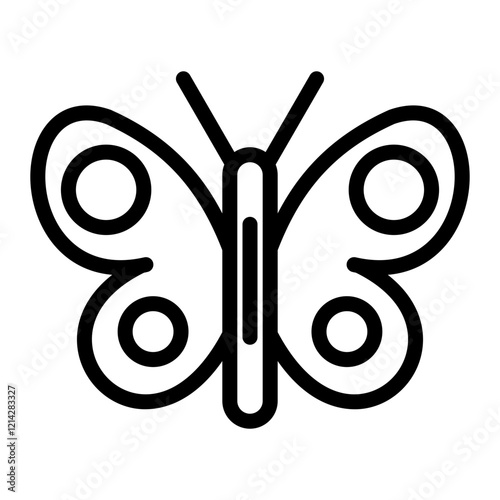 Butterfly Vector Design Icon Style