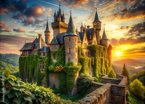 Wallpaper Mural Fairytale Castle Sleeping Beauty Palace Architecture Photography Torontodigital.ca