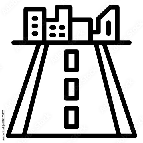 Street Vector Design Icon Style