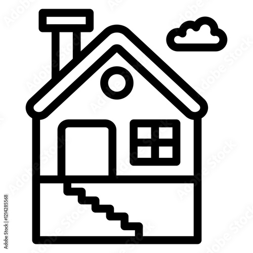 Basement Vector Design Icon Style