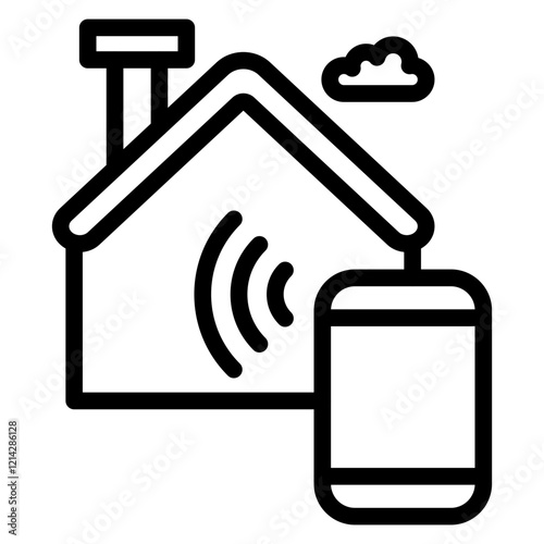 Home Automation Vector Design Icon Style