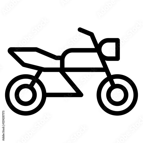 Bike Vector Design Icon Style