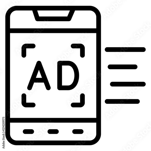Ad Vector Design Icon Style