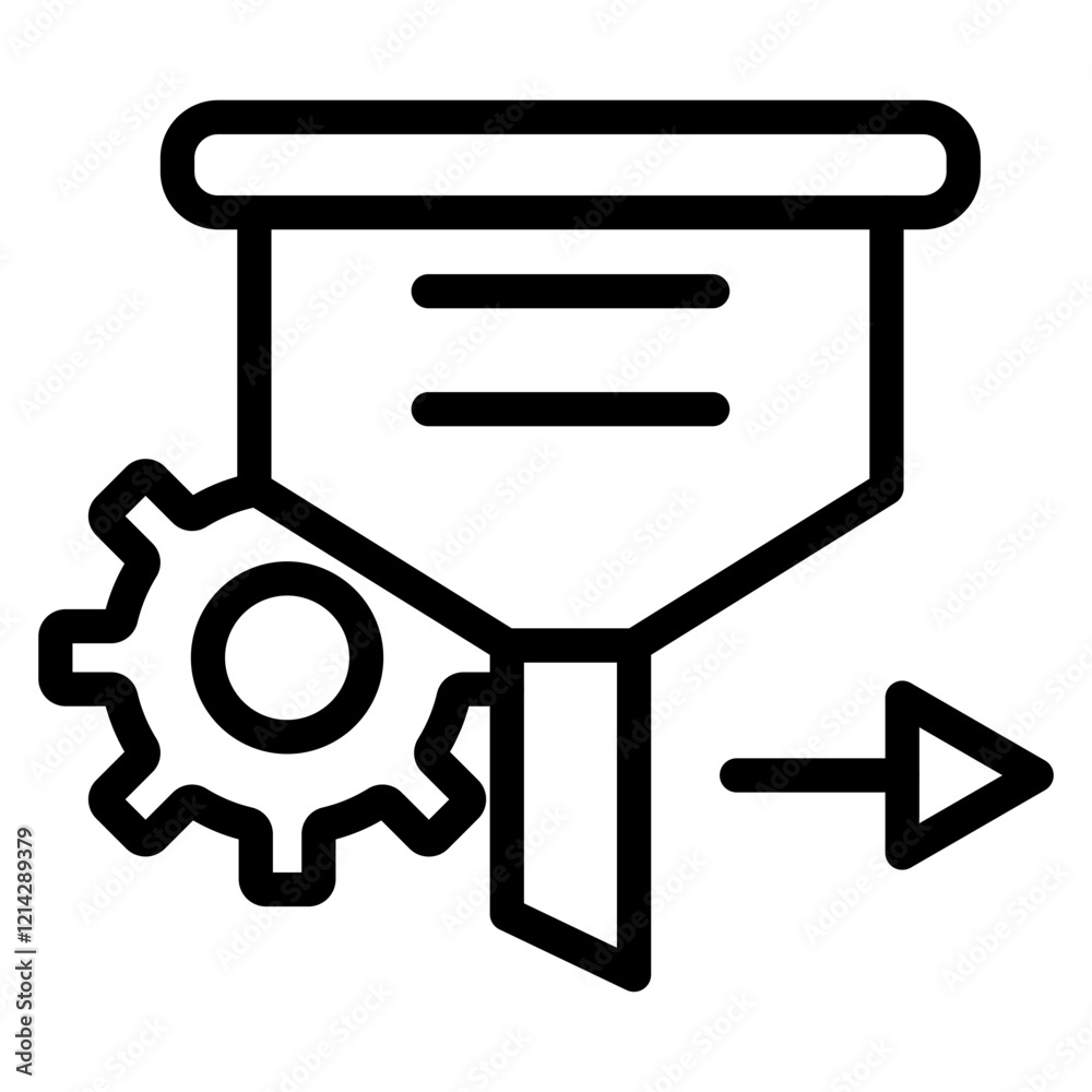 Conversion Rate Vector Design Icon Style Conversion Rate Vector Design Icon Style