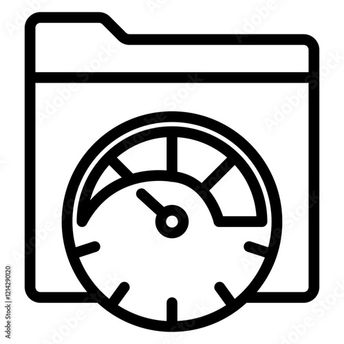 Site Speed Vector Design Icon Style