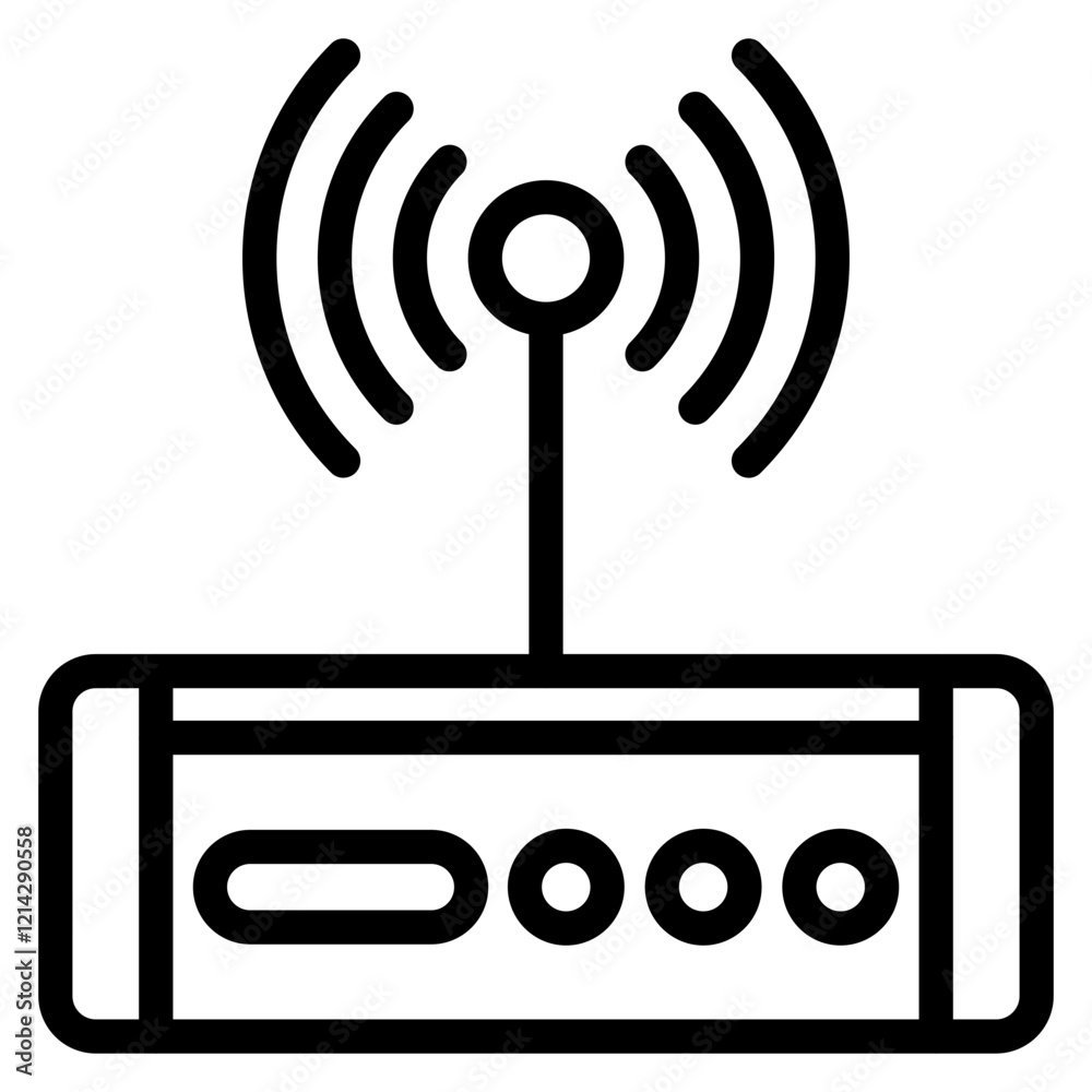 Modem Vector Design Icon Style Modem Vector Design Icon Style