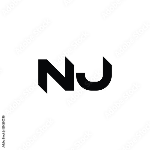 NJ monogram logo design letter text name symbol monochrome logotype alphabet character simple logo Free Download NJ monogram logo design letter text name symbol monochrome logotype alphabet character simple logo - GFXLoad